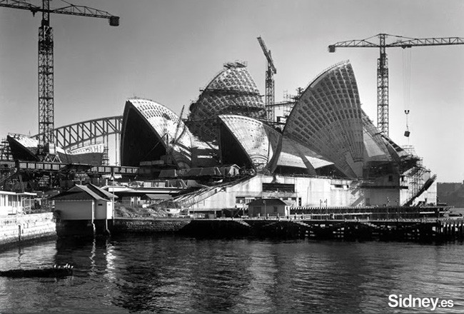Construcción de la Ópera de Sidney